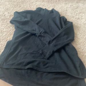 Black turtleneck sweatshirt